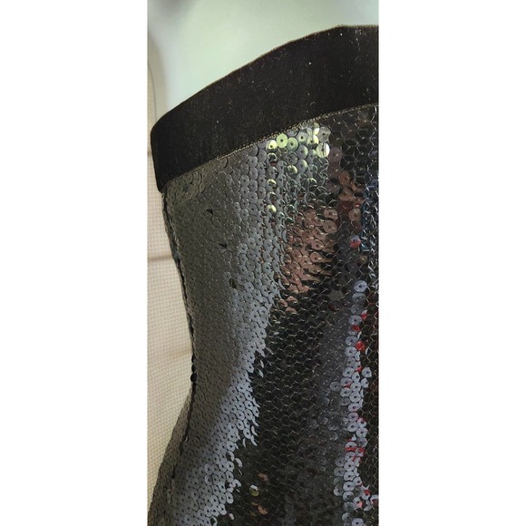 Lillie Rubin vintage embellished black dress 2 - Picture 5 of 6